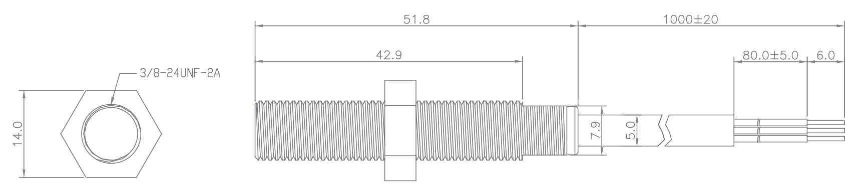 轉速傳感器 閥芯位置傳感器 閥芯位移傳感器